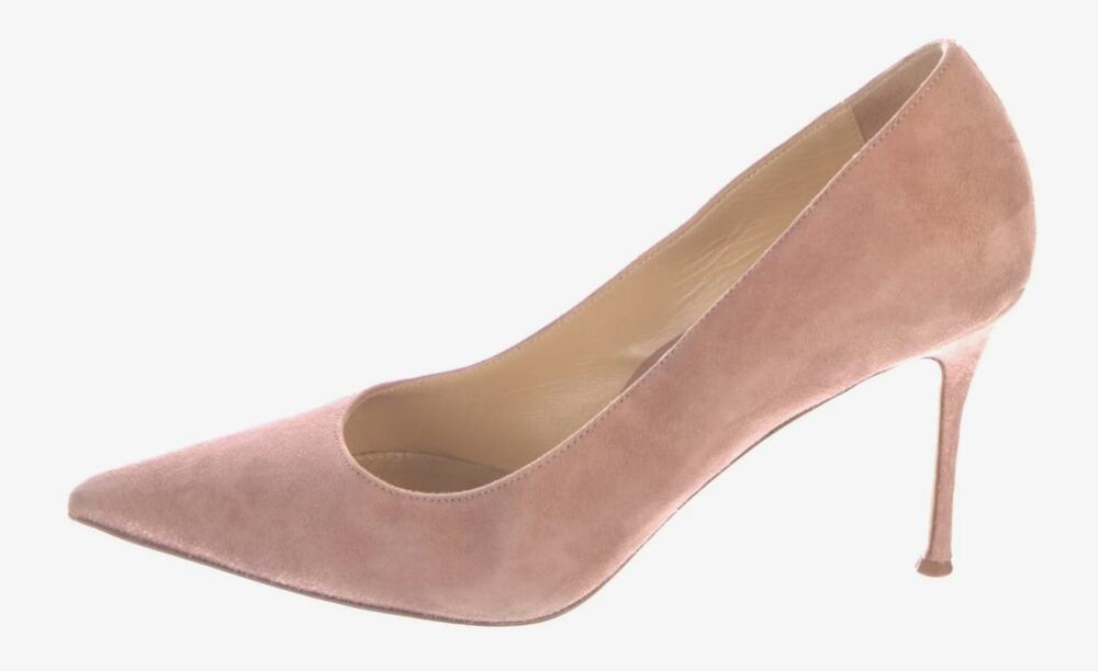 Marion Parke Classic Pump 85 powder suede New In the Box 41